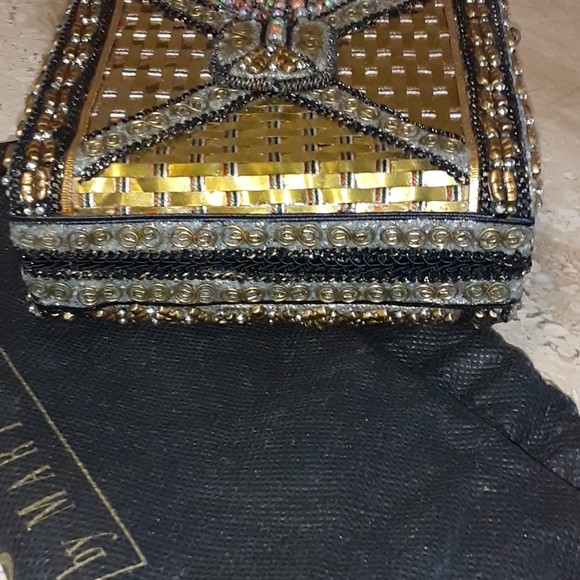 MARY FRANCES EVENING MID SMALL HANDLE  HANDBAG COLLECTIBLE Regency Core - Picture 5 of 14